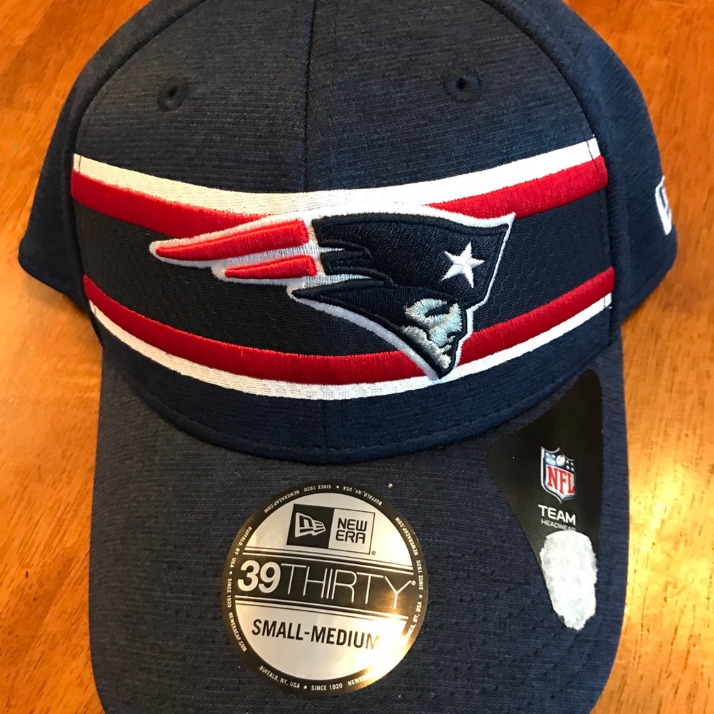 New England Patriots New Era NFL Sideline On Field 39Thirty Flex Fit Hat (S/M)